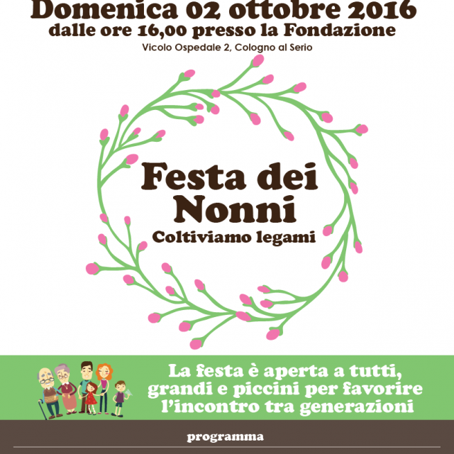 Festa dei nonni – Coltiviamo legami