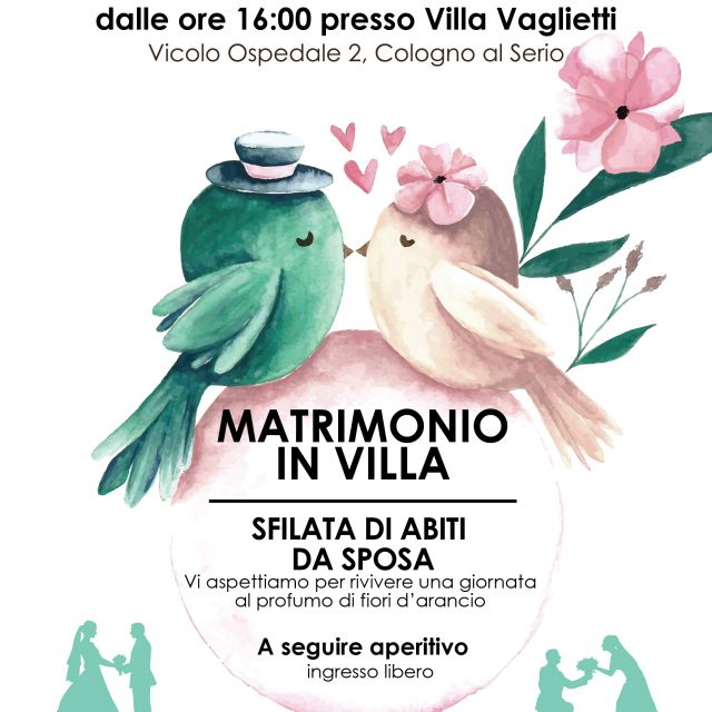 Matrimonio in villa – sfilata di abiti da sposa