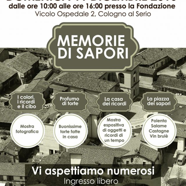 MEMORIE DI SAPORI